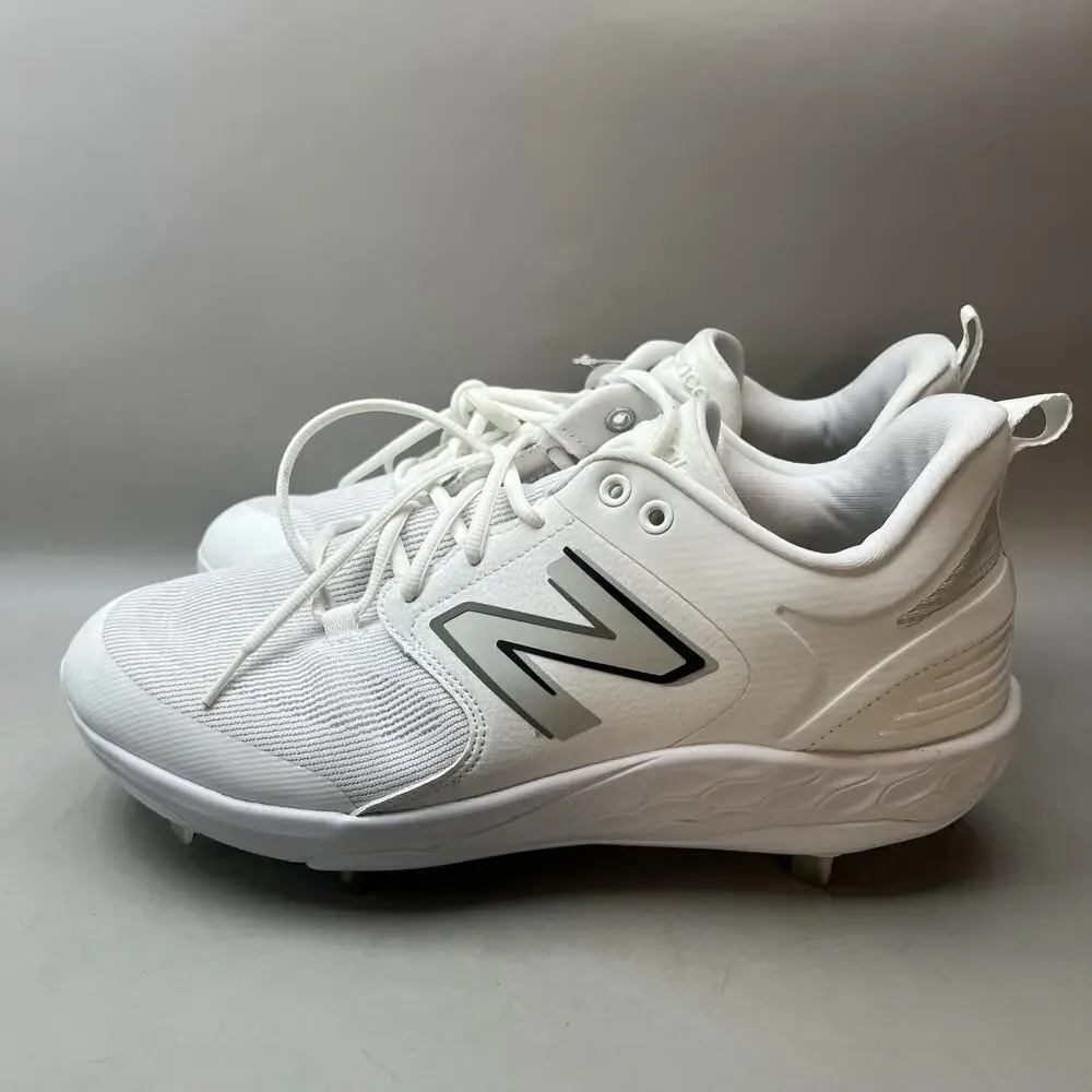 New Balance 3000 V6 Metal Baseball Cleats Men Size 13 2E White Comfort Shoes NEW